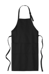 Easy Care Extra Long Bib Apron with Stain Release