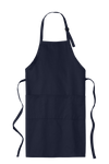 Easy Care Extra Long Bib Apron with Stain Release