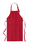 Easy Care Extra Long Bib Apron with Stain Release