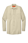 Long Size, Long Sleeve Industrial Work Shirt