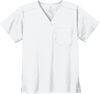 Unisex Chest Pocket V-Neck